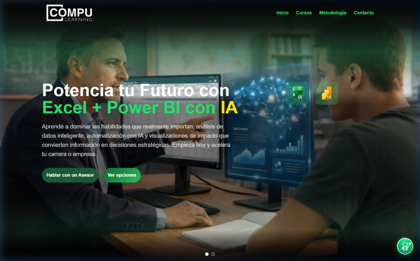 Captura real de CompuLearning